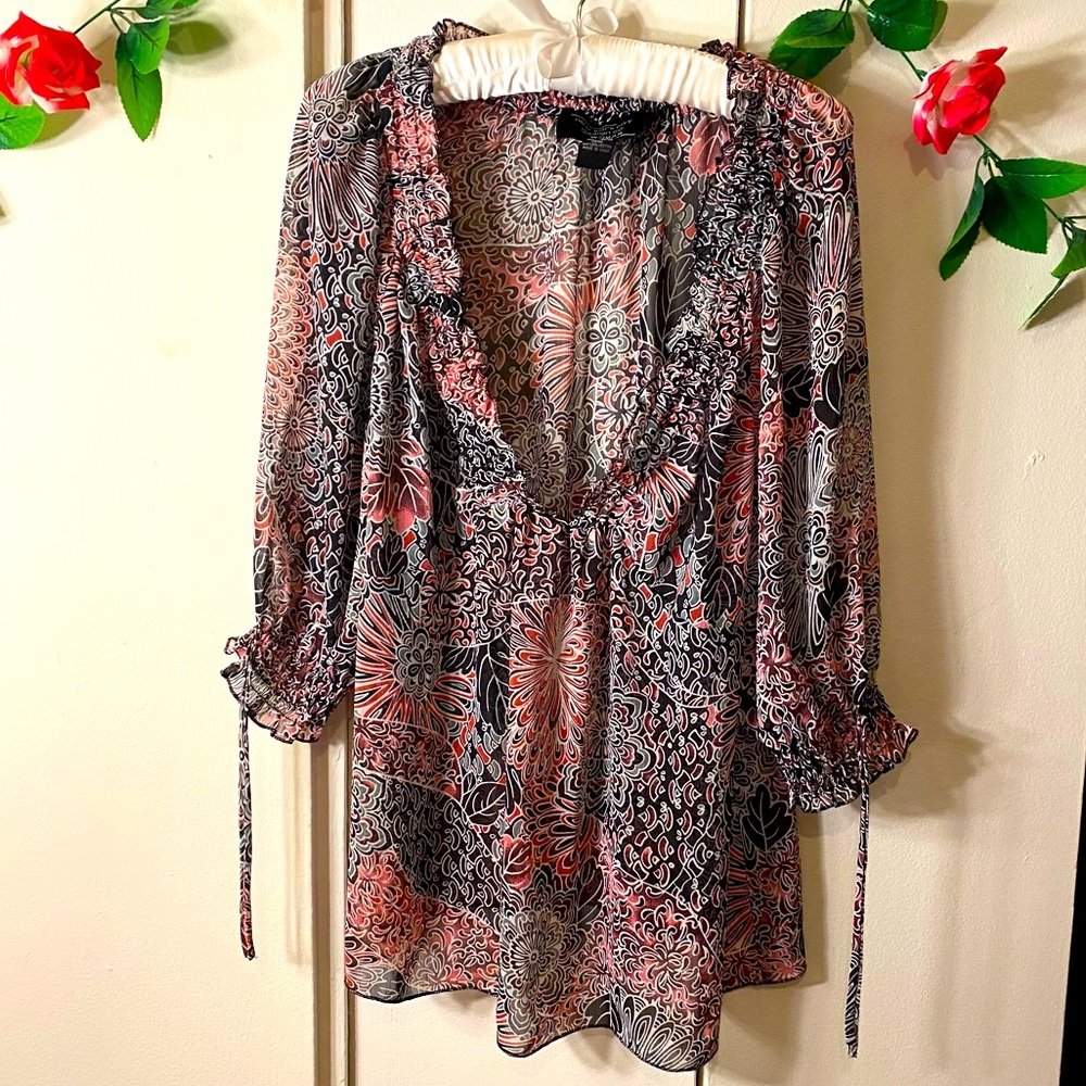 NWOT Sexy See Through Long Sleeve